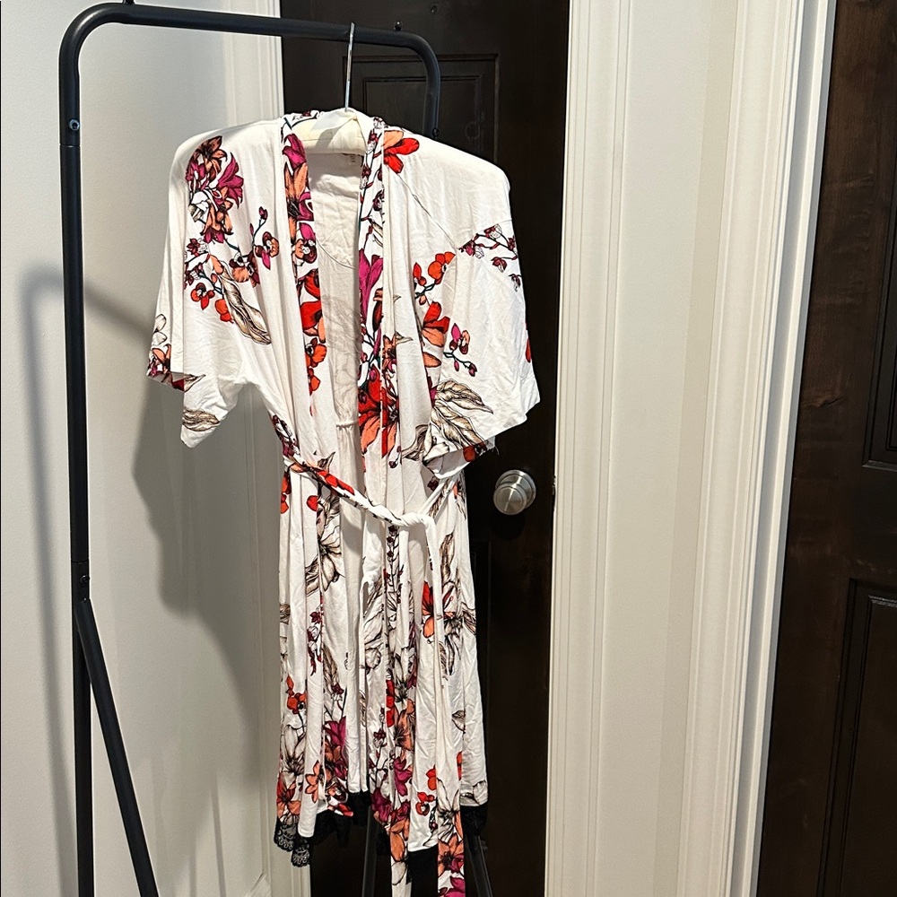 Soma Multicolor Floral Kimono